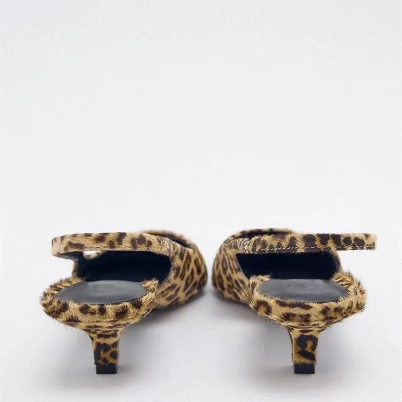 Mules Leopardo microfibra