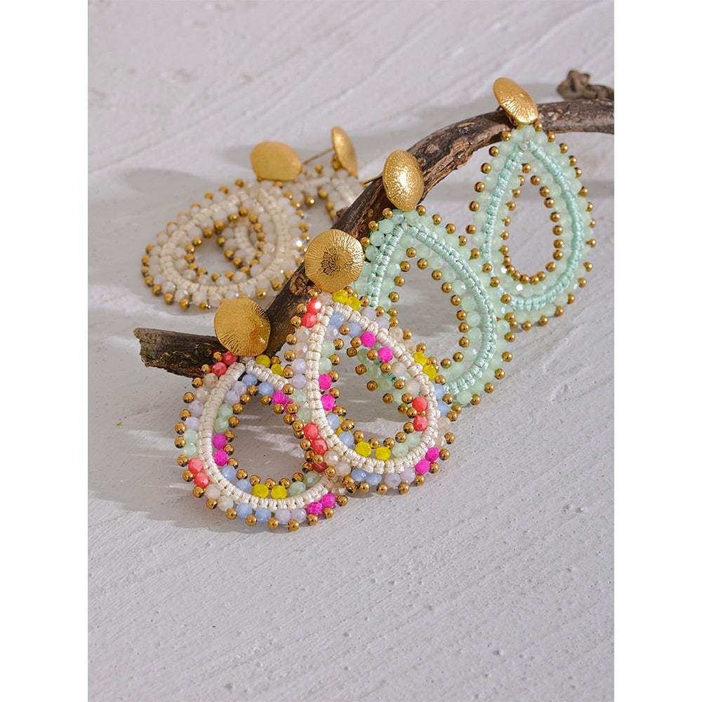Boucle d'oreille Machala 3 couleurs