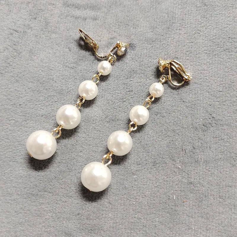 Boucles d'oreilles clips Agatha, 6 modèles