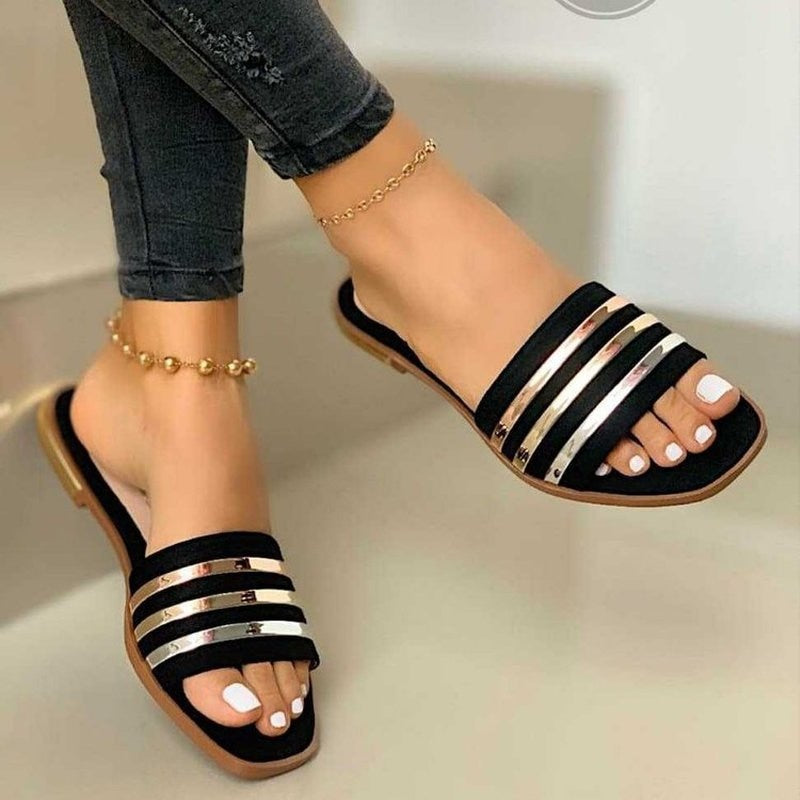 Sandalias Lolita plana,3 colores
