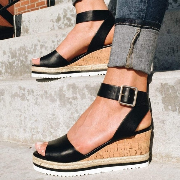 Sandalias cuña Jumeirah, 4 colores