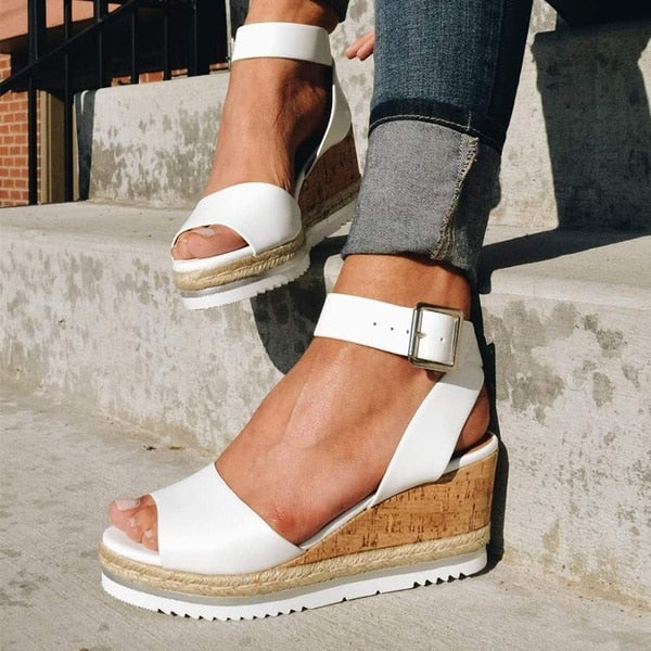 Sandalias cuña Jumeirah, 4 colores