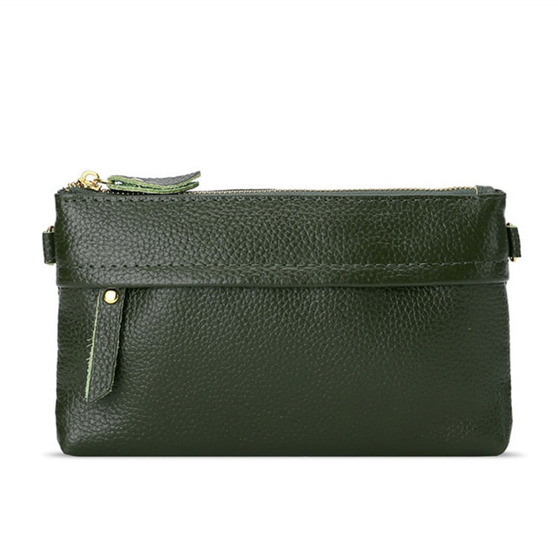 Sac portefeuille Ingrid en cuir, divers coloris