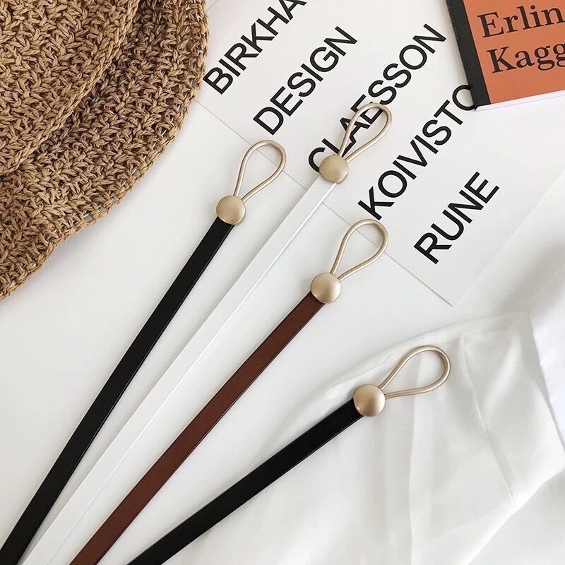 Ceinture en cuir Alejandria, 4 couleurs
