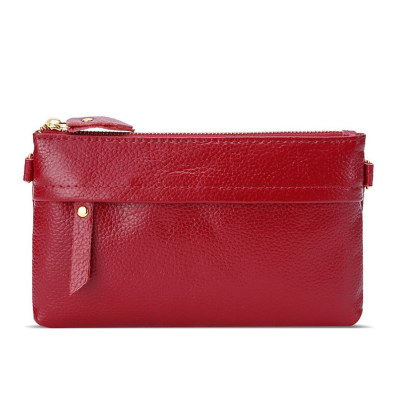 Sac portefeuille Ingrid en cuir, divers coloris