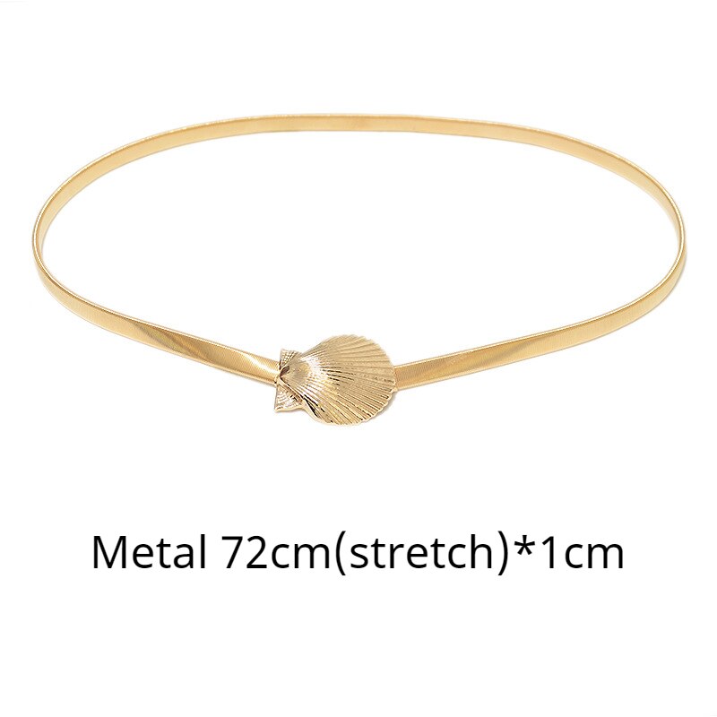 Conchas elastic golden belt, various models