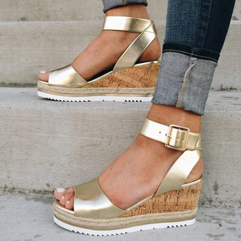 Sandalias cuña Jumeirah, 4 colores