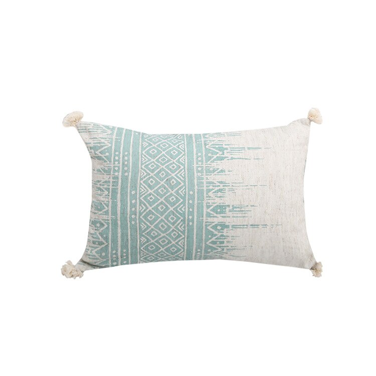 Funda de cojin Sin Relleno Noruega Bordado de lino y terciopelo 45x45cm/30x50cm, 6 modelos