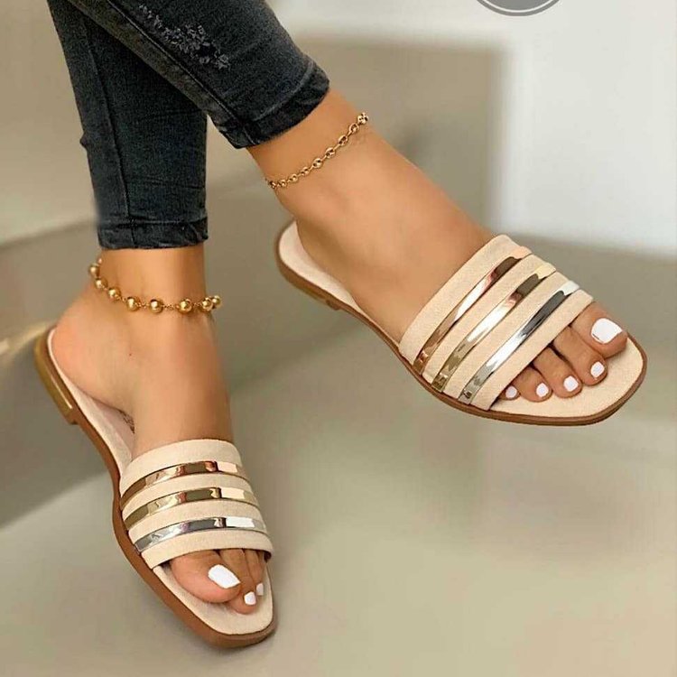 Sandalias Lolita plana,3 colores