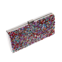 Bolso Wedding Strass fucsia cadena hombro