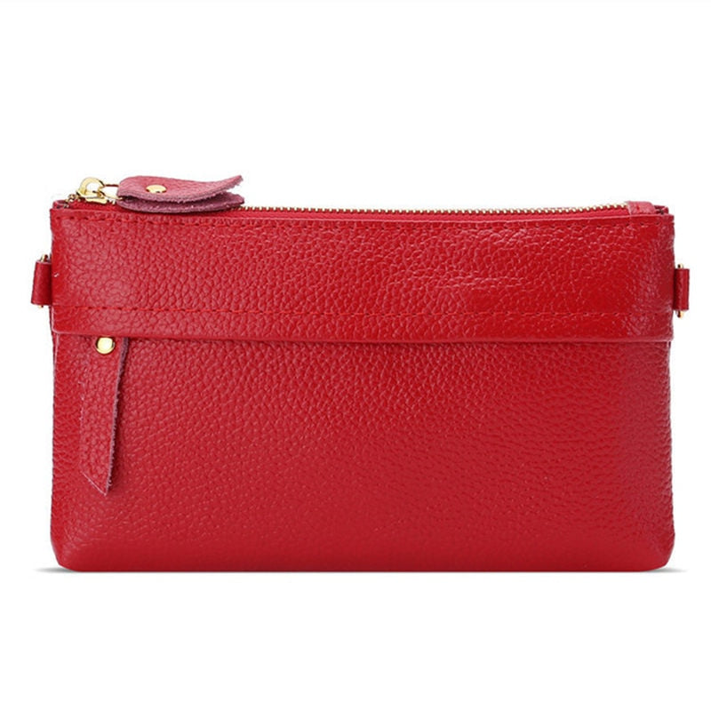 Sac portefeuille Ingrid en cuir, divers coloris