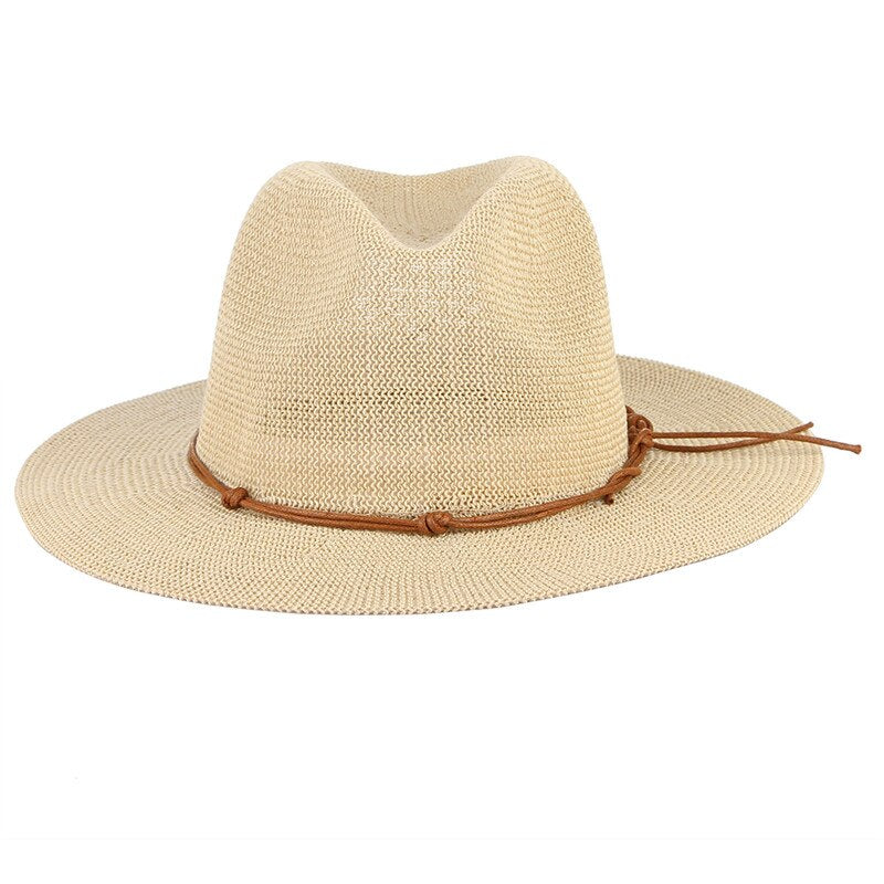 Sombrero Natalie ajustable de cinta de piel , 3 colores