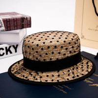 Bonnet Liberty à pois noirs