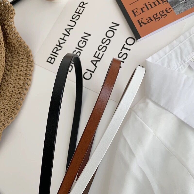Ceinture en cuir Alejandria, 4 couleurs