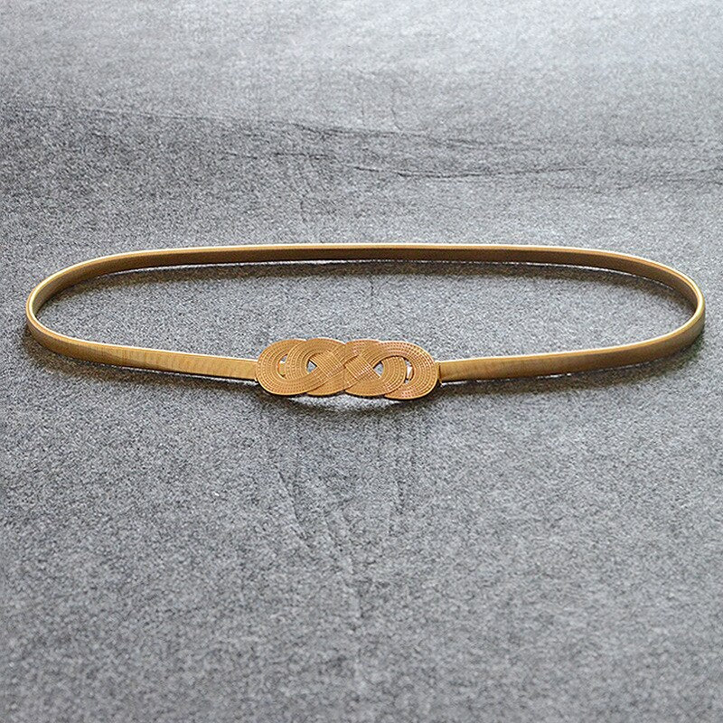Ceinture élastique dorée Antilles
