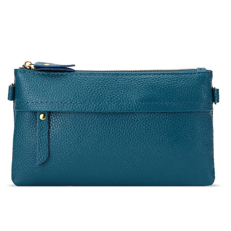 Sac portefeuille Ingrid en cuir, divers coloris