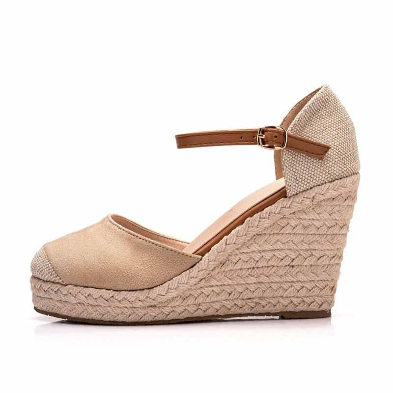 Cuñas Piamont esparto, 2 colores, Made in Spain