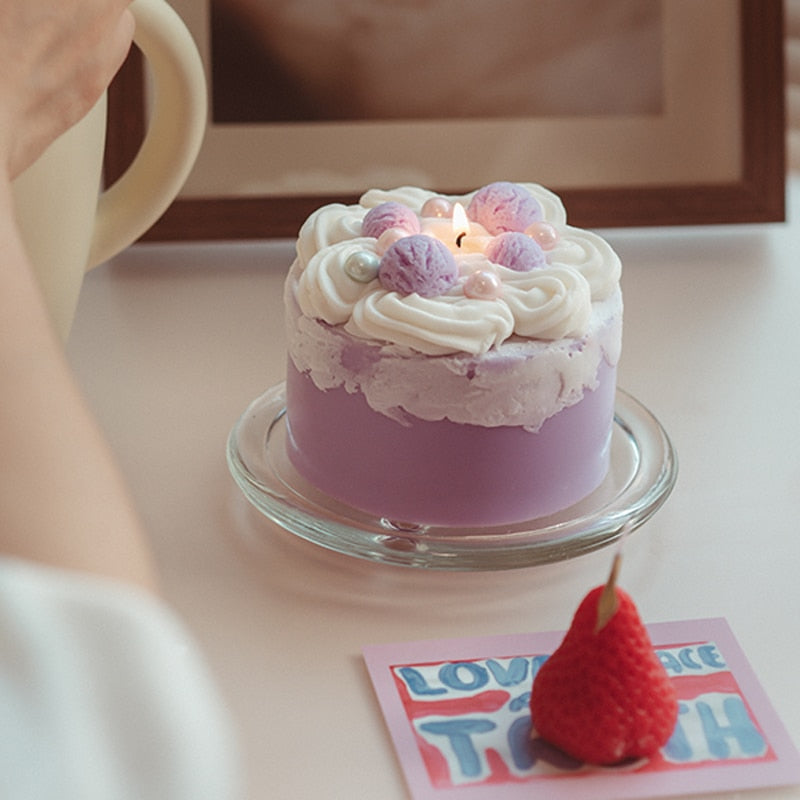 Velas Lovely Cream Cake aromaterapia, 5 modelos , 5 sabores