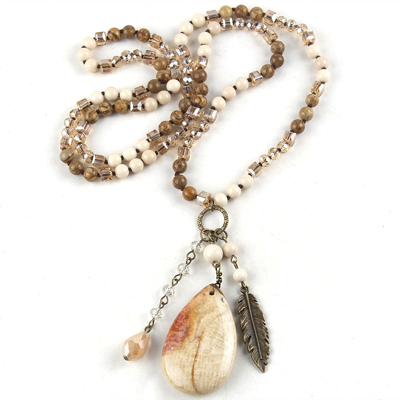 Collier plumes, 5 couleurs