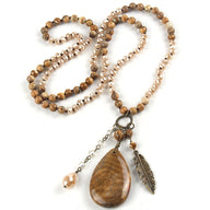 Collier plumes, 5 couleurs