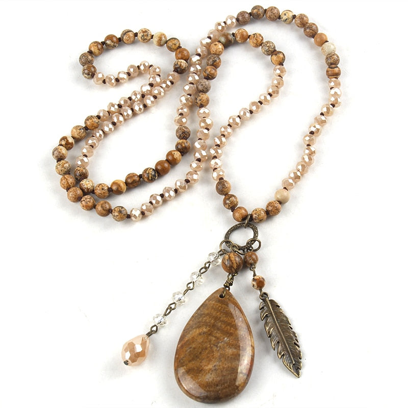 Collier plumes, 5 couleurs