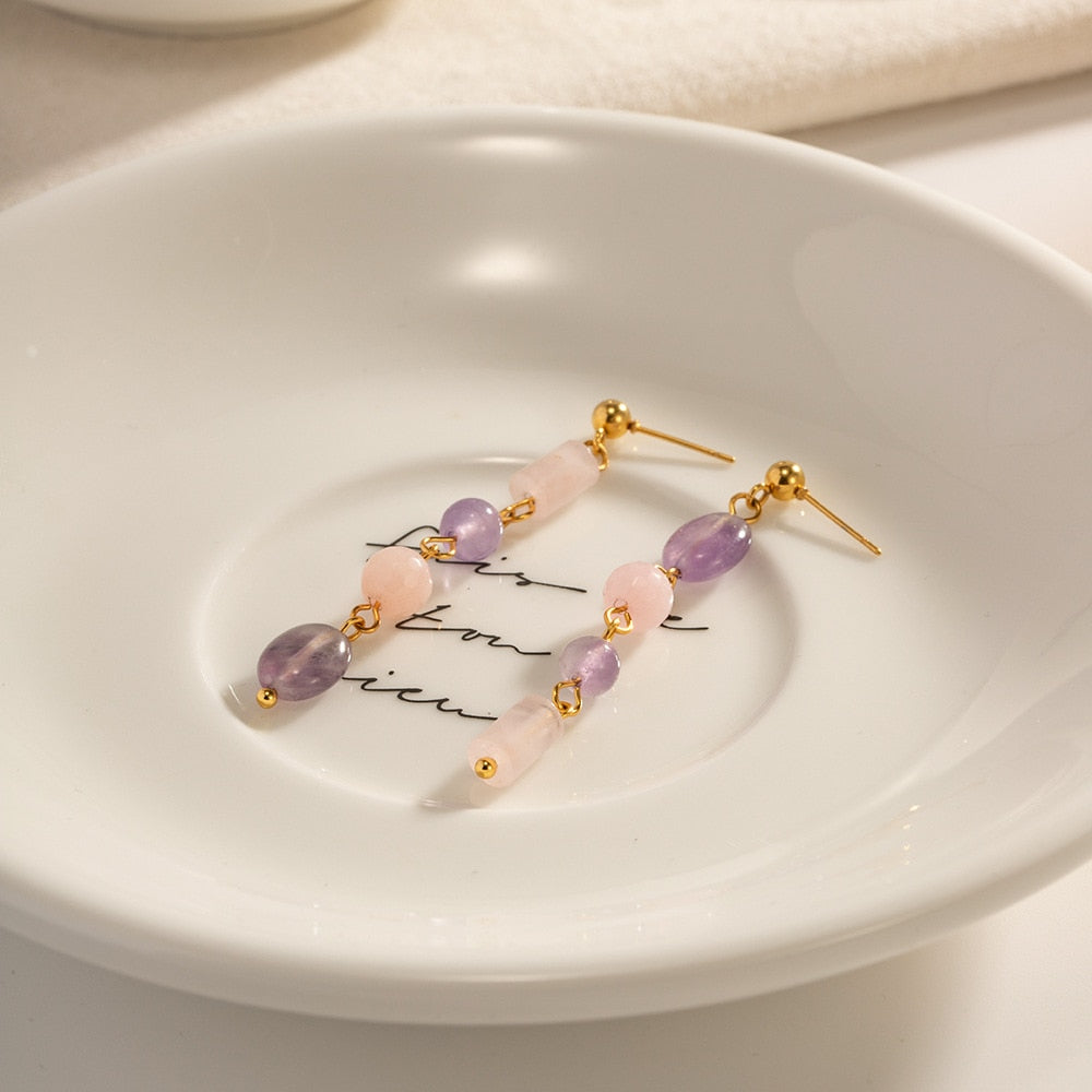 lilac earring