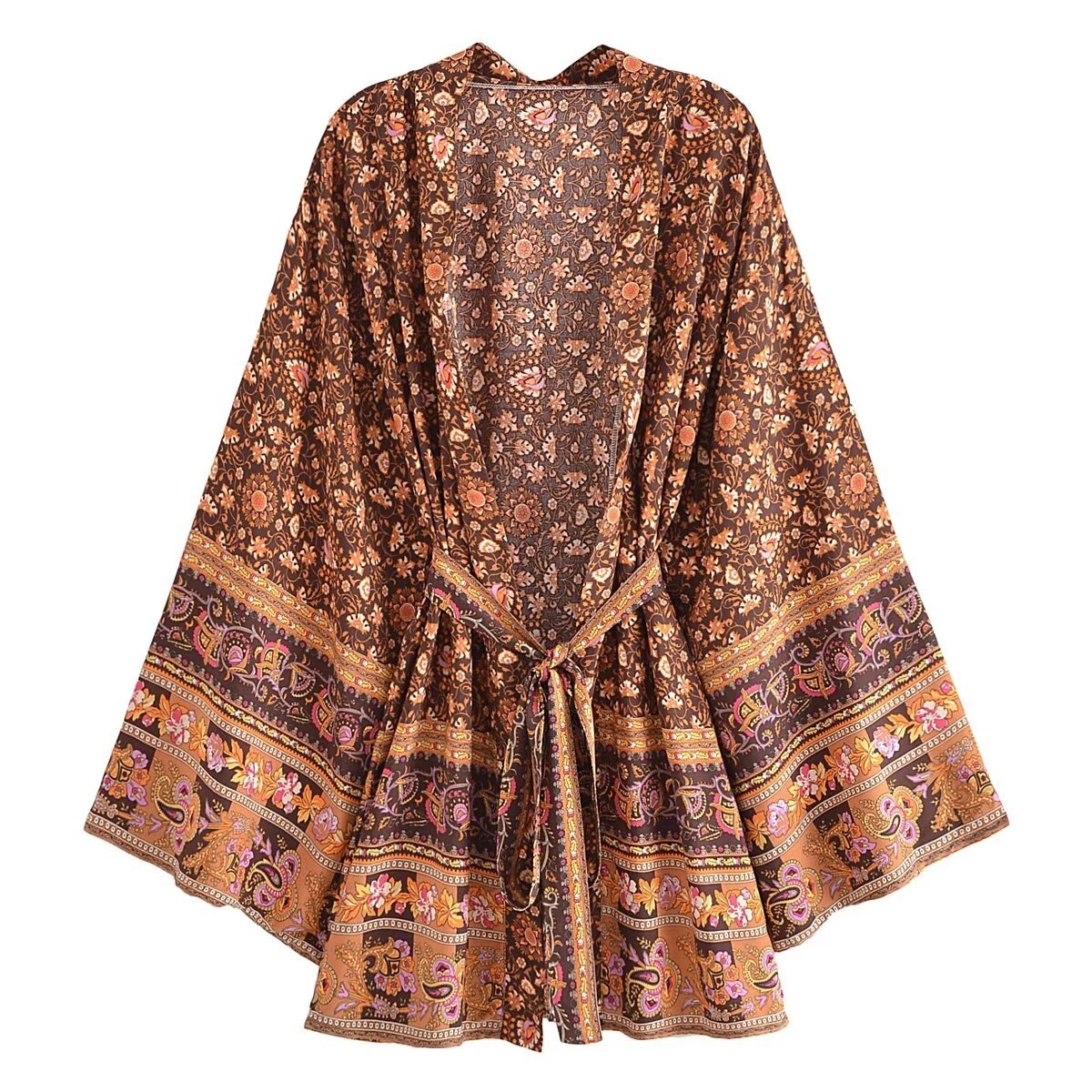 Kimono Dubai con fajín, 3 colores, 3 tallas