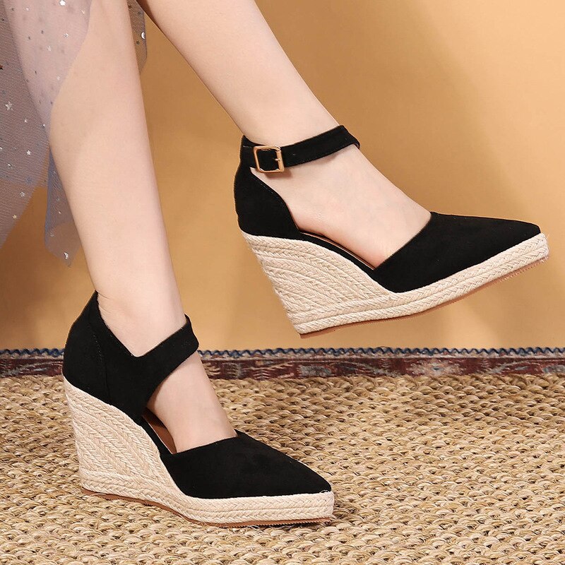 Sandalias cuñas Forever, 3 colores