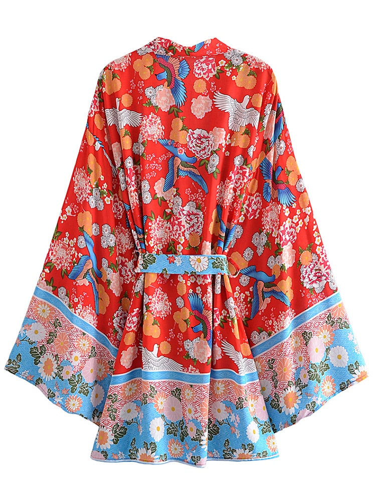 Caftan Laura ceinture incluse, 2 couleurs, 3 tailles