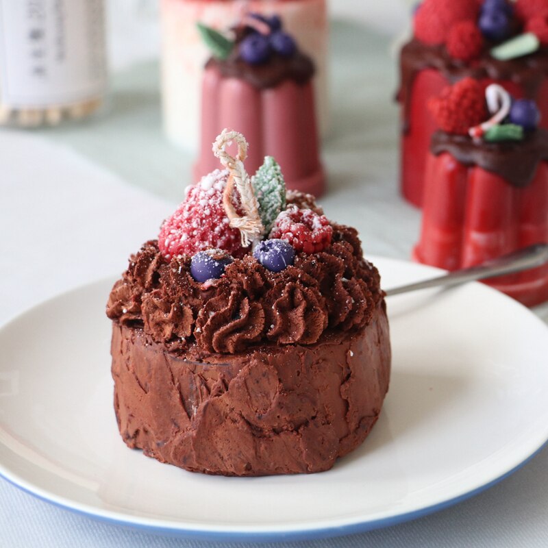 Velas Cake frutas aromaterapia, varios modelos, 12 fragancias