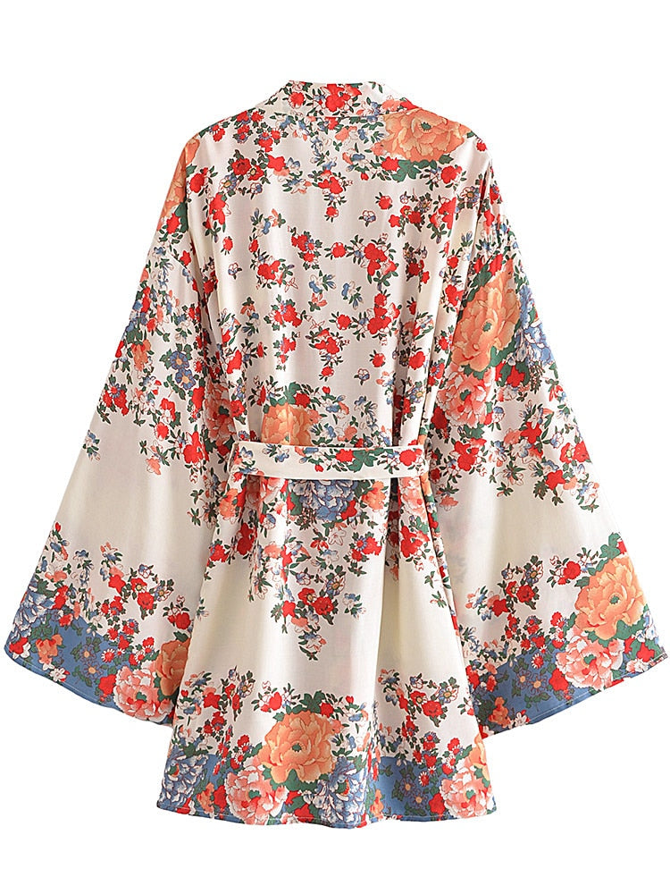 Kaftan Fiona con fajín, 2 tallas