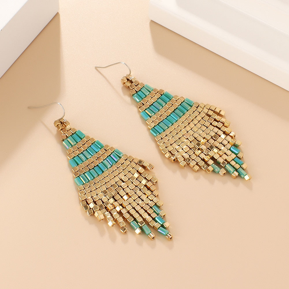 Boucle d'oreille Samba, 7 couleurs