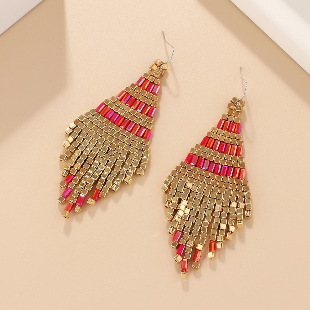 Boucle d'oreille Samba, 7 couleurs
