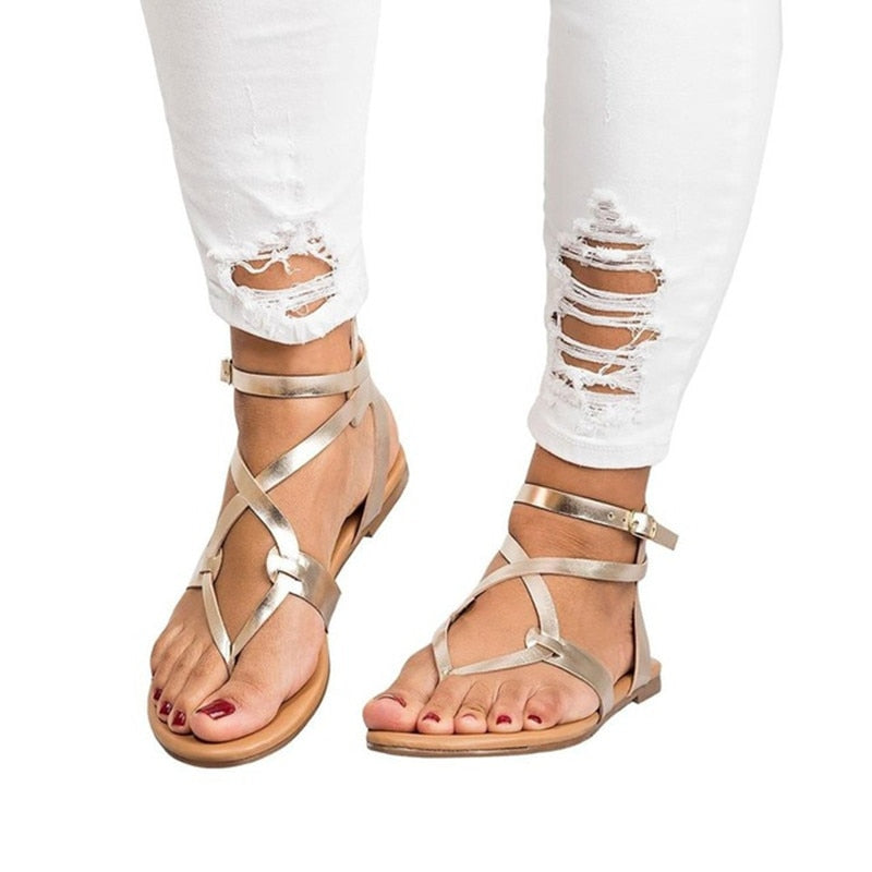 Sandalias Bridget de piel, 4 colores