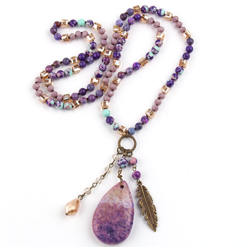 Collier plumes, 5 couleurs