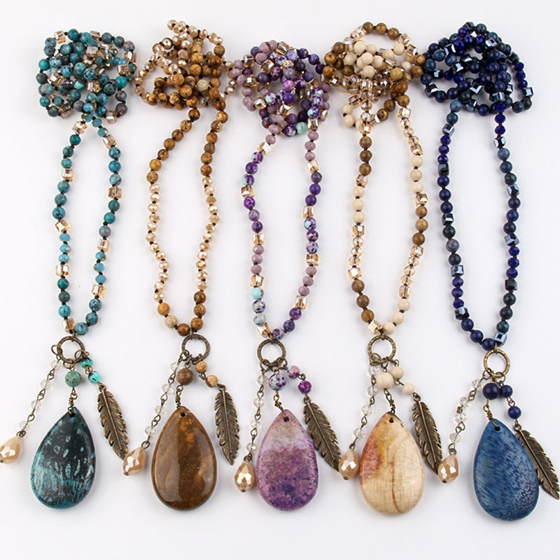 Collier plumes, 5 couleurs