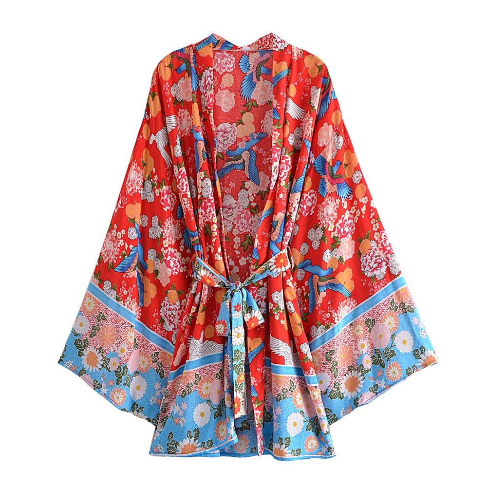 Caftan Laura ceinture incluse, 2 couleurs, 3 tailles