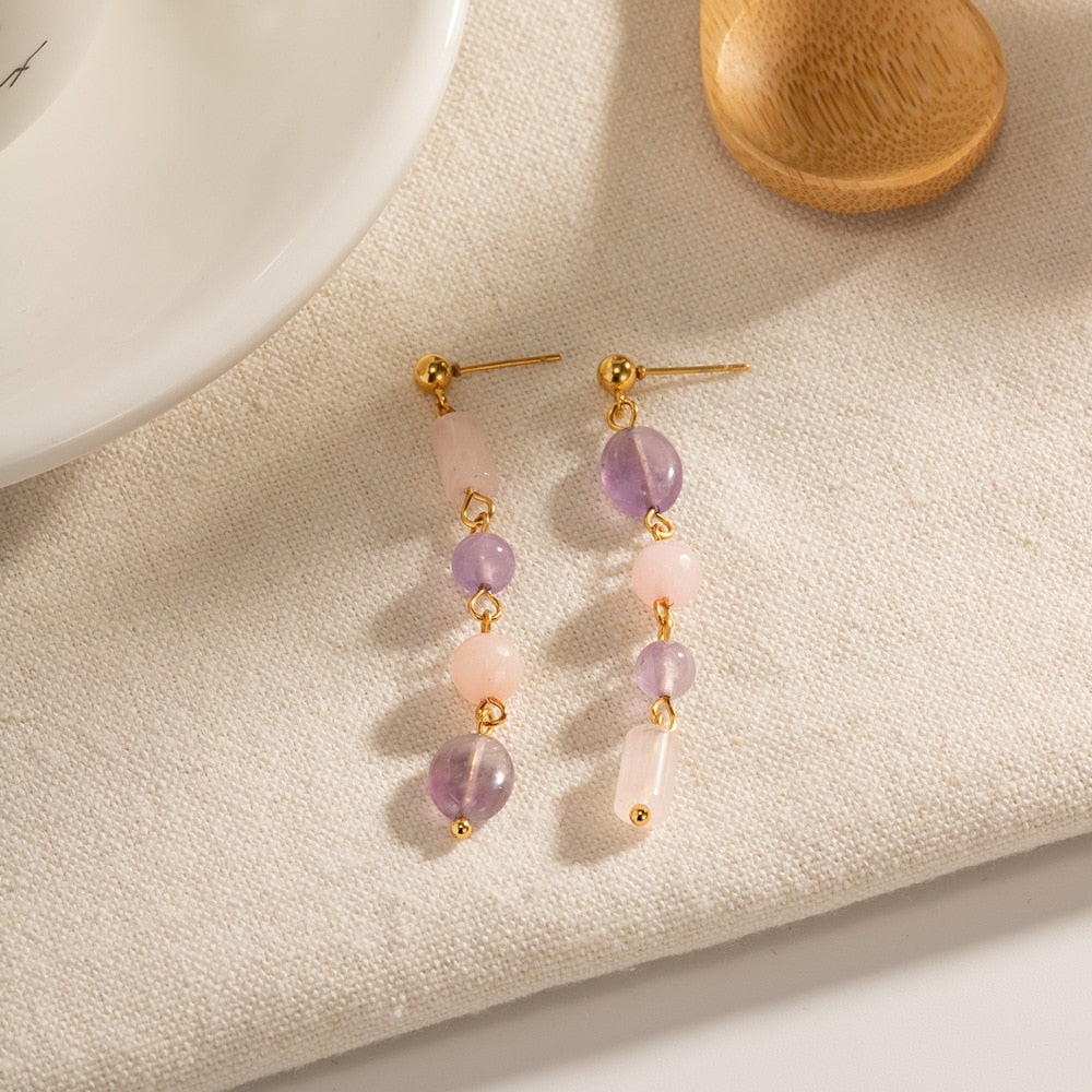 lilac earring