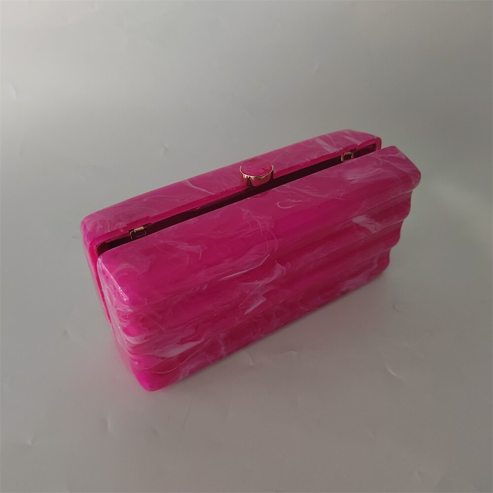 Sac à main en résine Magnolia, 3 couleurs