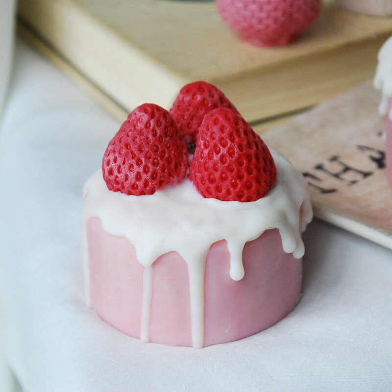 Velas Cake frutas aromaterapia, varios modelos, 12 fragancias