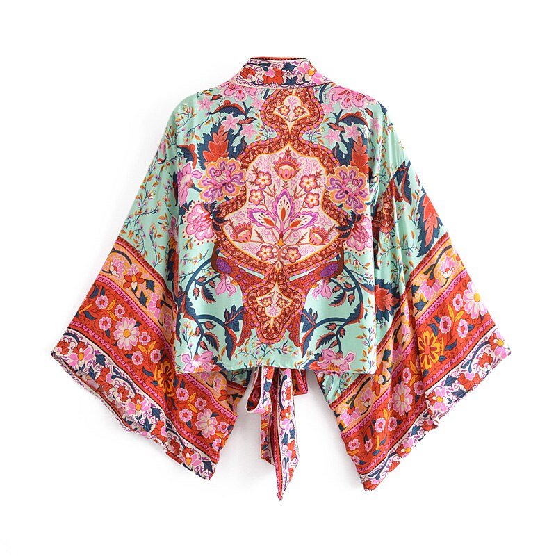 Kimono Gabriela con cinturon, 2 colores