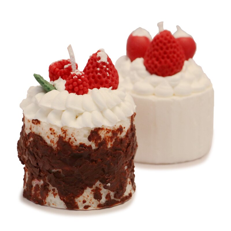 Velas Cake frutas aromaterapia, varios modelos, 12 fragancias