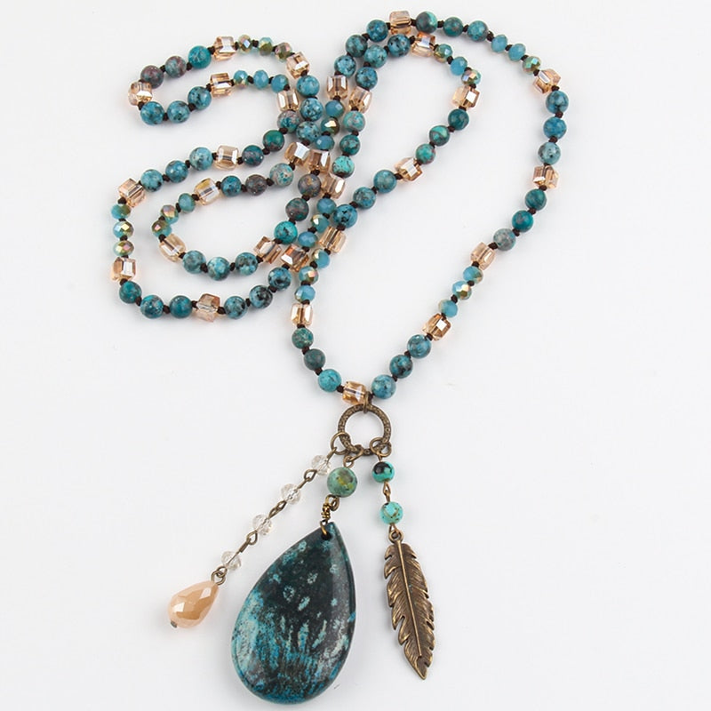 Collier plumes, 5 couleurs