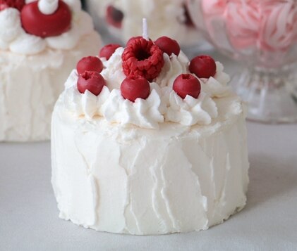 Velas Cake frutas aromaterapia, varios modelos, 12 fragancias