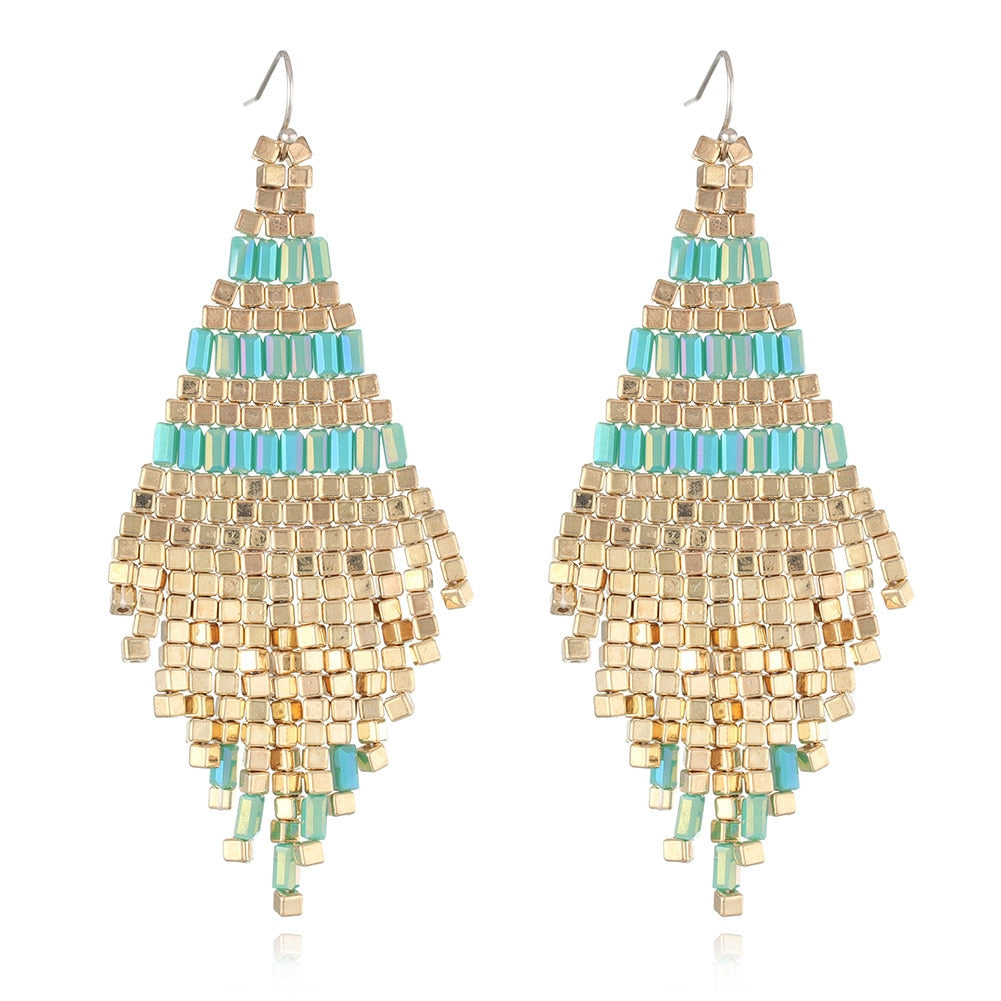 Boucle d'oreille Samba, 7 couleurs