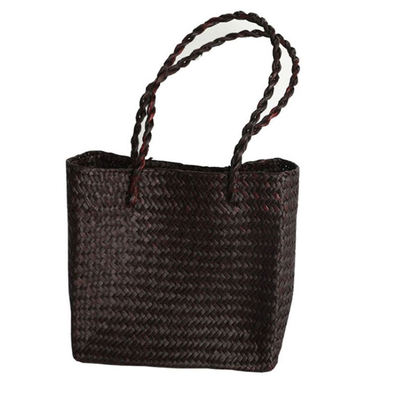 Sac panier Holiday en rotin, 3 couleurs
