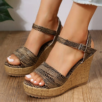 Sandalias plataforma cuñas Gales, 3 colores