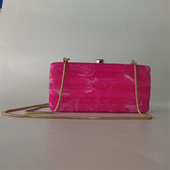 Sac à main en résine Magnolia, 3 couleurs
