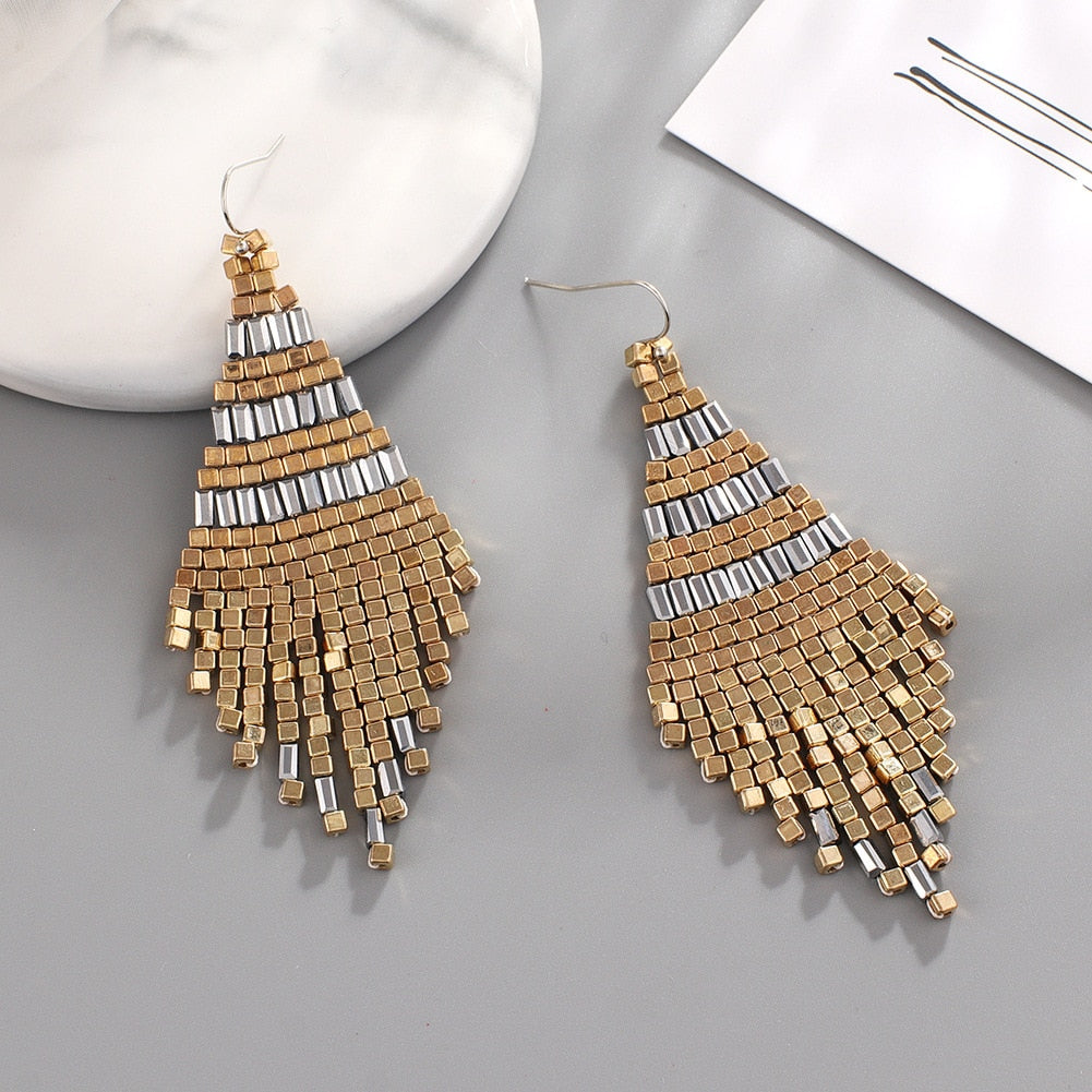 Boucle d'oreille Samba, 7 couleurs