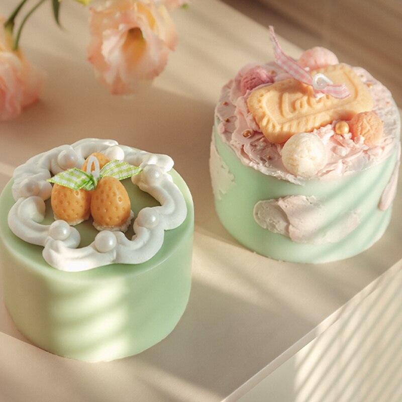 Velas Lovely Cream Cake aromaterapia, 5 modelos , 5 sabores